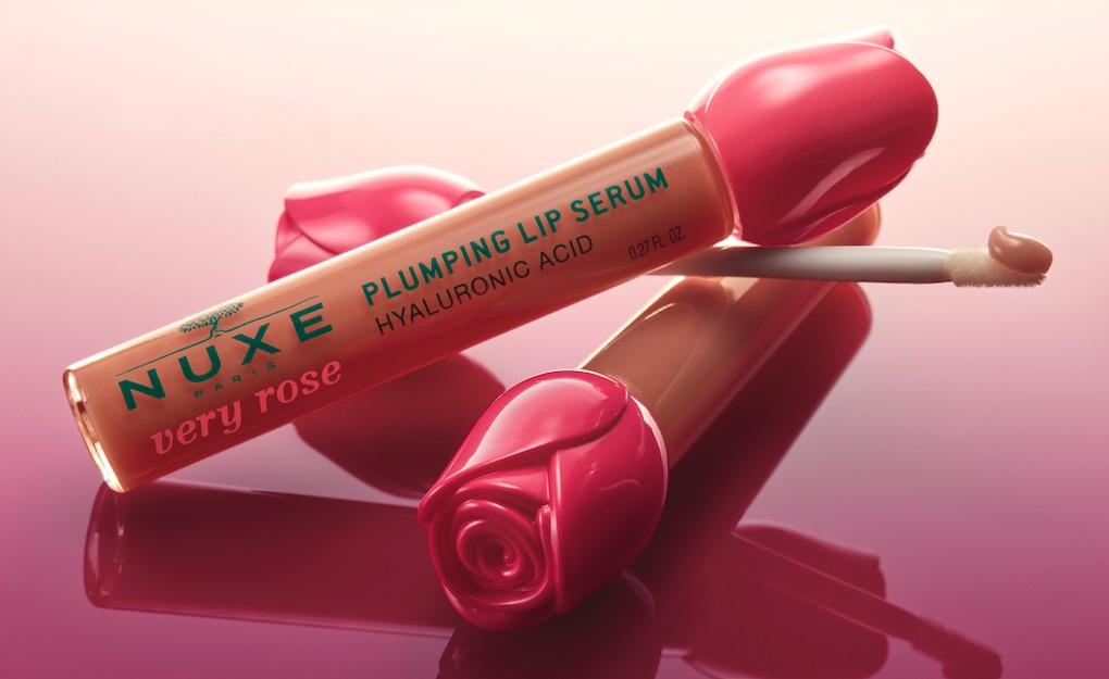 A Nuxe expande a linha Very Rose com o Sérum Labial Preenchedor e Embalagens Sustentáveis.
