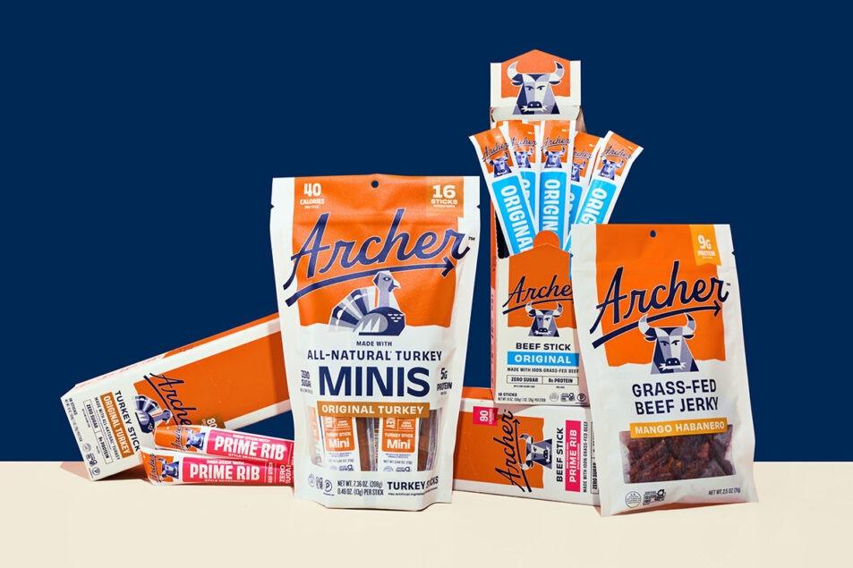 Archer dévoile une nouvelle identité de marque pour ses produits de collations à base de viande.