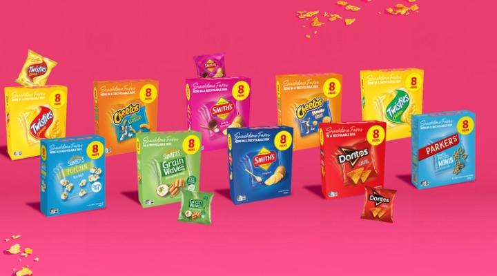 PepsiCo étend les collations en multipack à huit unités dans le but de réduire les déchets plastiques.