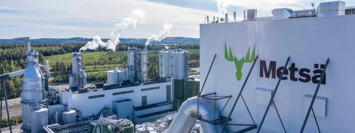 Metsä Group Tests Carbon Capture from Pulp Mill Emissions in Rauma Pilot