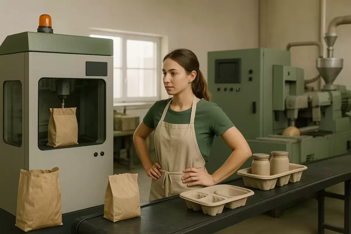 La prohibición de envases de la UE desata una ola de innovación de startups en maquinaria y materiales sostenibles.