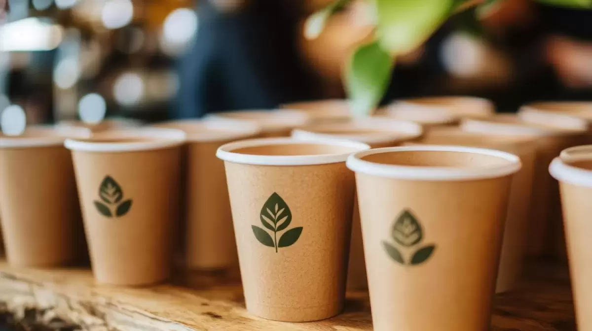 La UE otorga una subvención de 4 millones de euros a Notpla, ganadora del premio Earthshot, para vasos de café de algas marinas sin plástico.