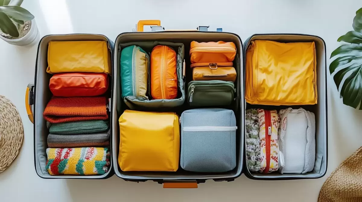Packing cubes show how reusable packaging design can improve travel organisation
