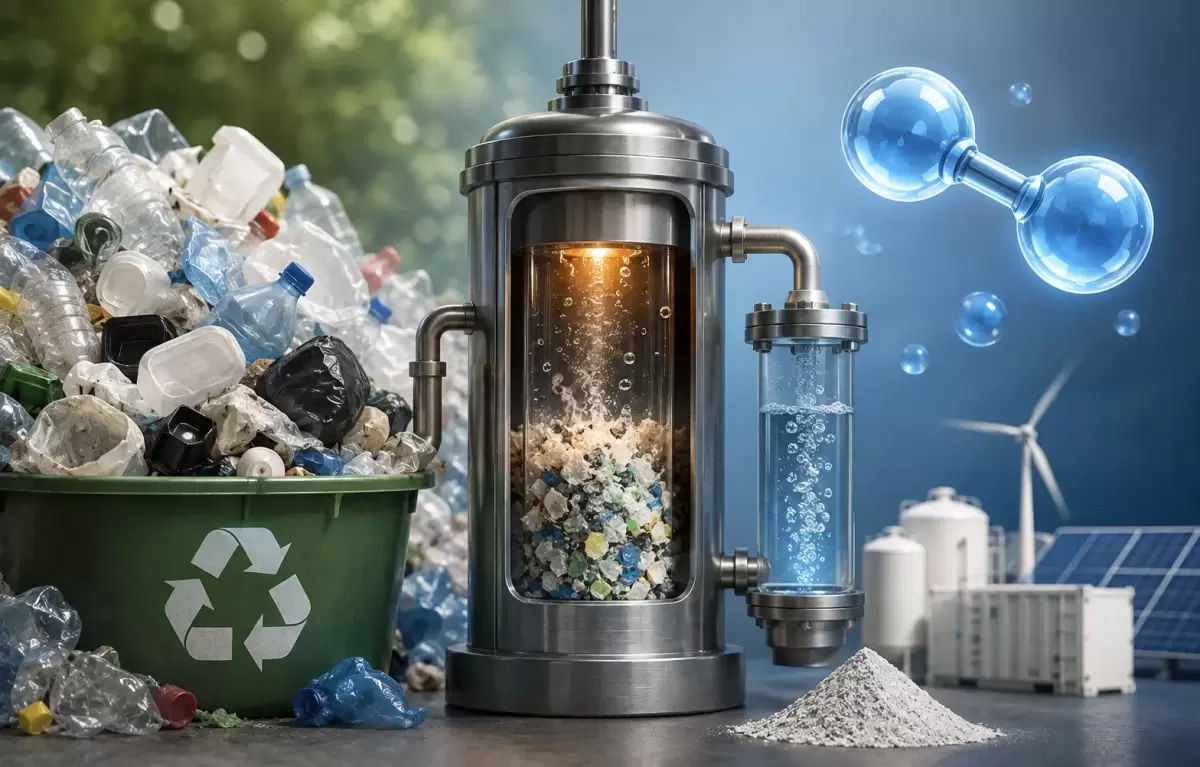 New Process Converts Mixed Plastic Packaging Waste into High-Purity Hydrogen