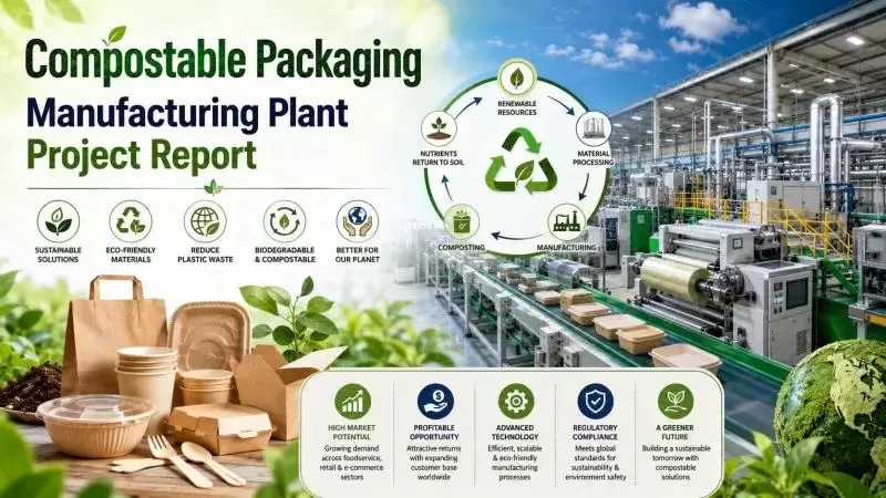 A Fabricação de Embalagens Compostáveis Ganha Impulso à Medida que o Mercado Ruma para os 144 Mil Milhões de USD