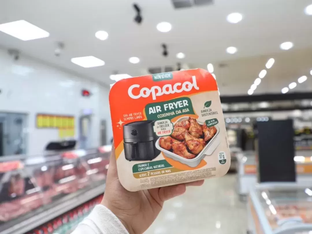 Copacol Launches Cellulose Tray Designed to Go Directly From Freezer to Air Fryer