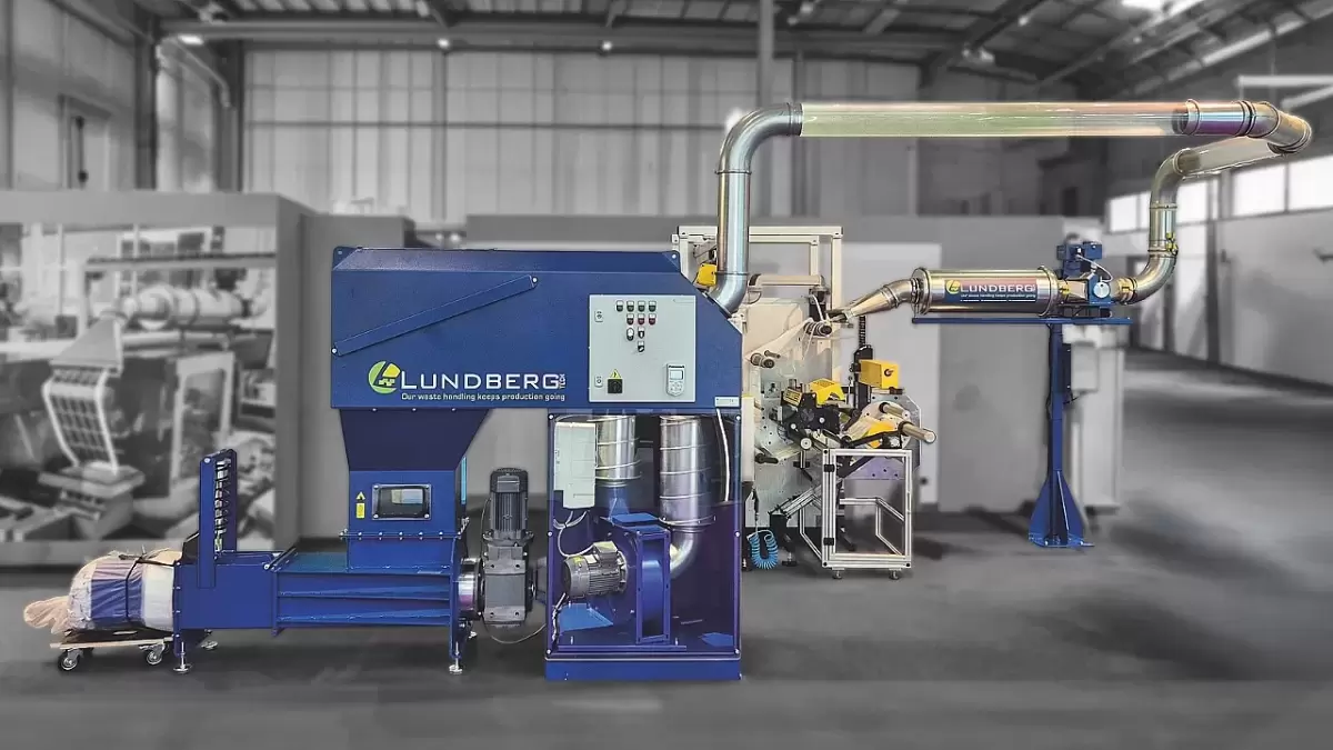 Lundberg Tech cible le gaspillage d'étiquettes avec le MatrixCompactor 160 automatisé.