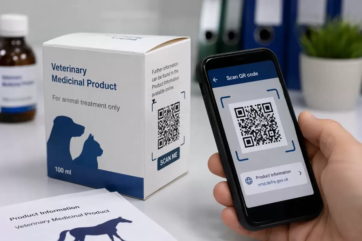 UK VMD Expands QR Code Use on Veterinary Medicine Packaging