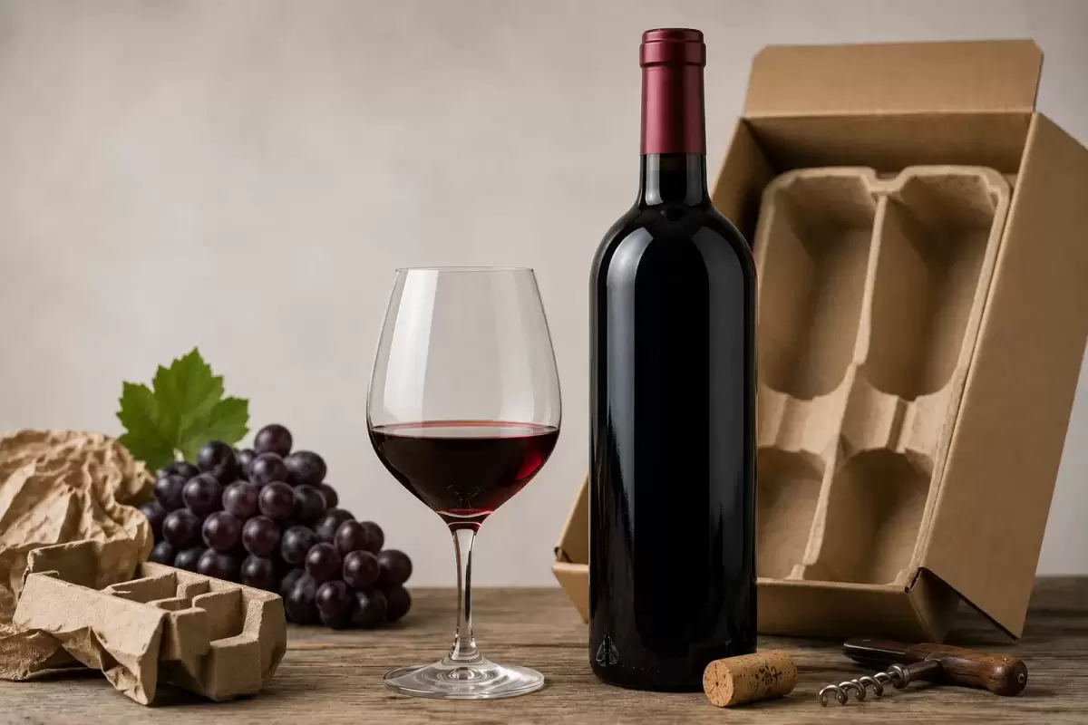 L'emballage et les taxes absorbent la majeure partie du coût d'une bouteille de vin à 10 £ au Royaume-Uni.