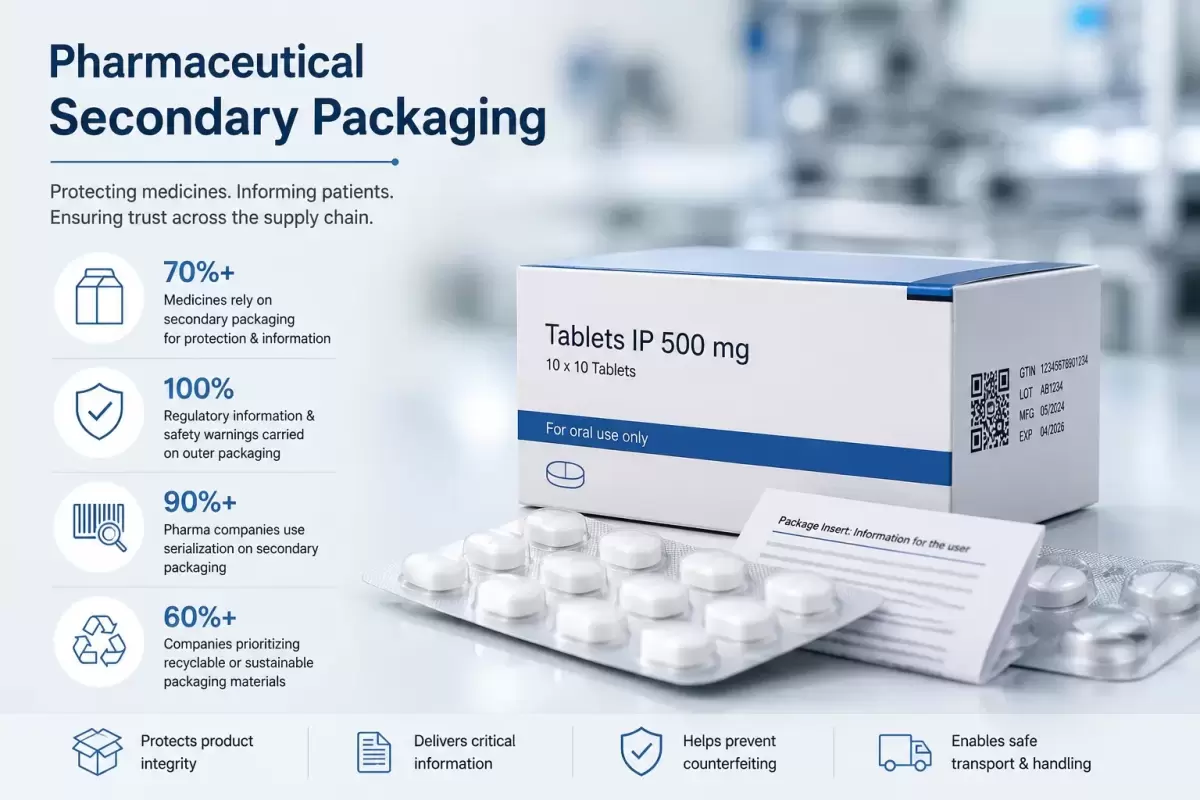 Embalagem Secundária Farmacêutica: A Camada Que Protege, Identifica e Transporta Cada Medicamento