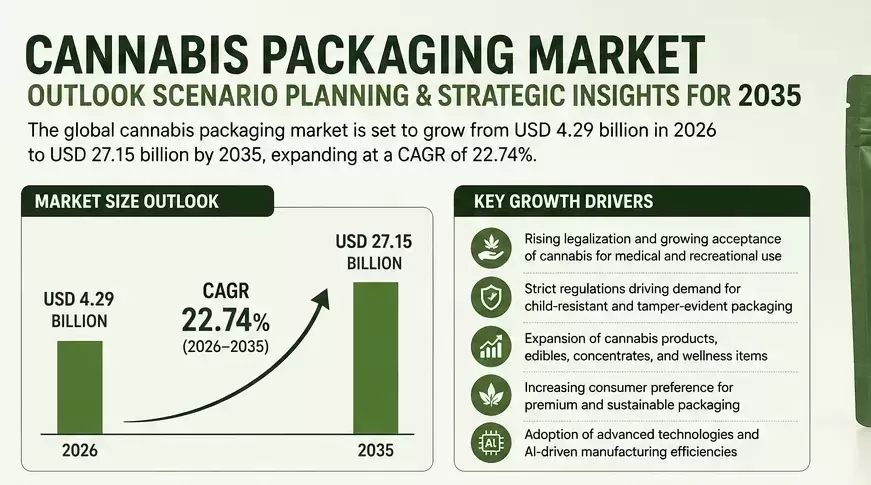 Cómo las Regulaciones, la Sostenibilidad y las Preferencias del Consumidor Están Transformando el Mercado de Envases de Cannabis para 2035