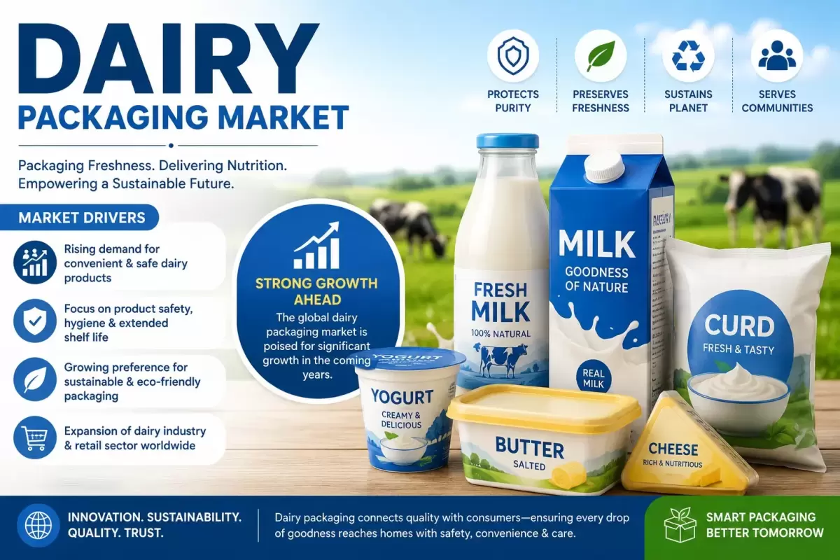 Dairy Packaging Market Transforming Freshness, Sustainability, and Consumer Convenience