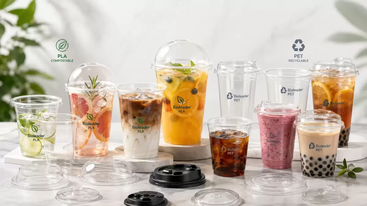 Bioleader élargit son portefeuille de gobelets transparents en PLA et PET pour les marchés mondiaux de la restauration.