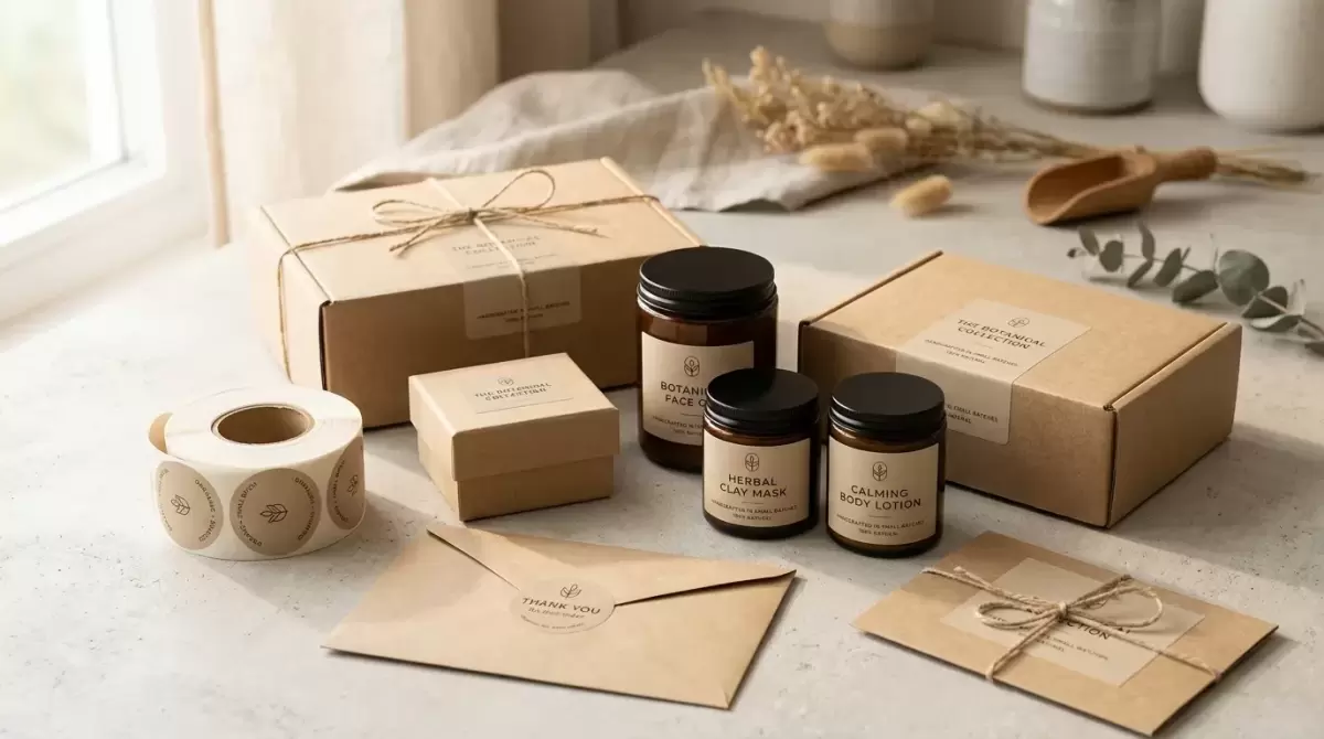 How Custom Labels Help Small Brands Build Flexible Packaging Without High MOQs