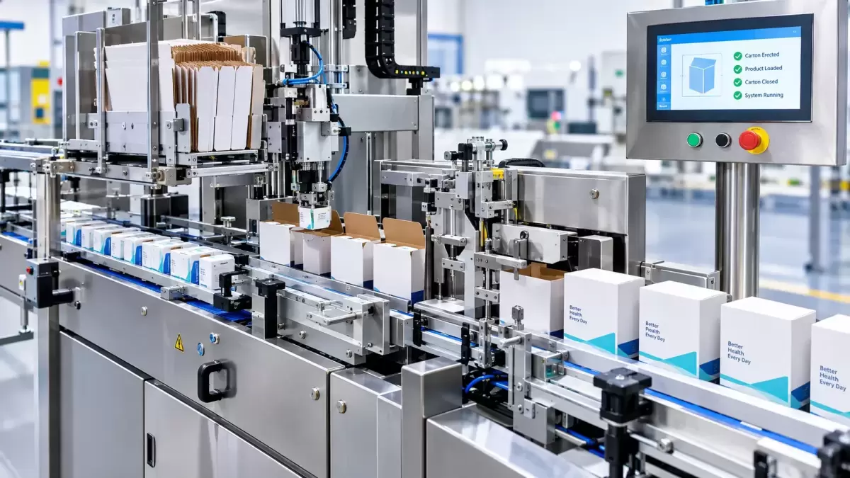Las máquinas de cartoneado de carga final están transformando las líneas de envasado automatizadas.