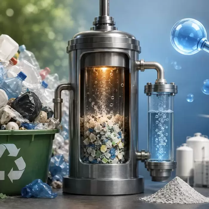 New Process Converts Mixed Plastic Packaging Waste into High-Purity Hydrogen