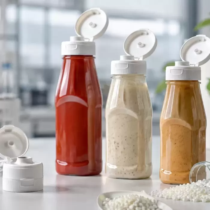 Amcor launches lightweight flip-top closure for sauce packaging applications